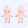 Kewpie Doll 2PCS
