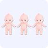 Kewpie Doll 3PCS