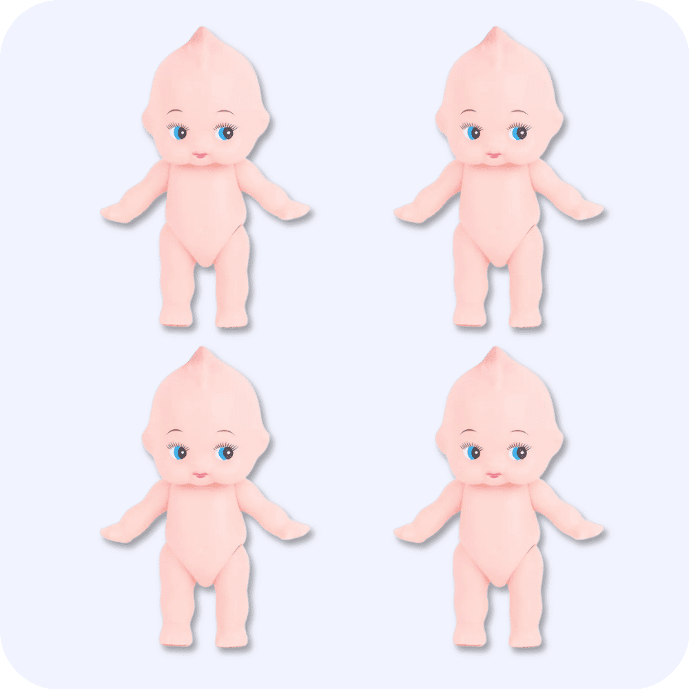 Kewpie Doll 4PCS Kewpie Doll 4PCS